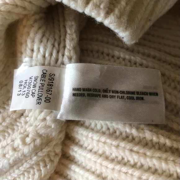 GAP Cream Fisherman Sweater - Picture 11 of 14